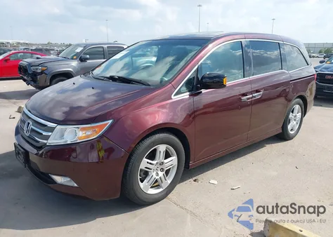 2012 Honda Odyssey Touring/Touring Elite from USA, damaged, VIN 5FNRL5H97CB019665